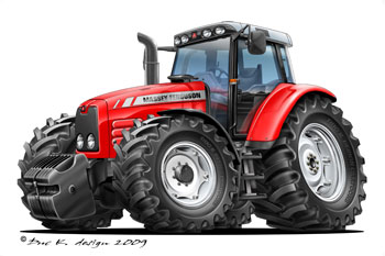 massey ferguson cartoon tractor